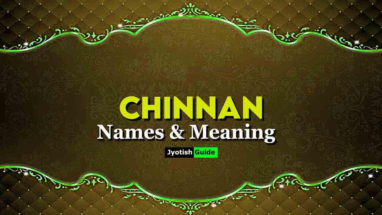 chinnan name meaning