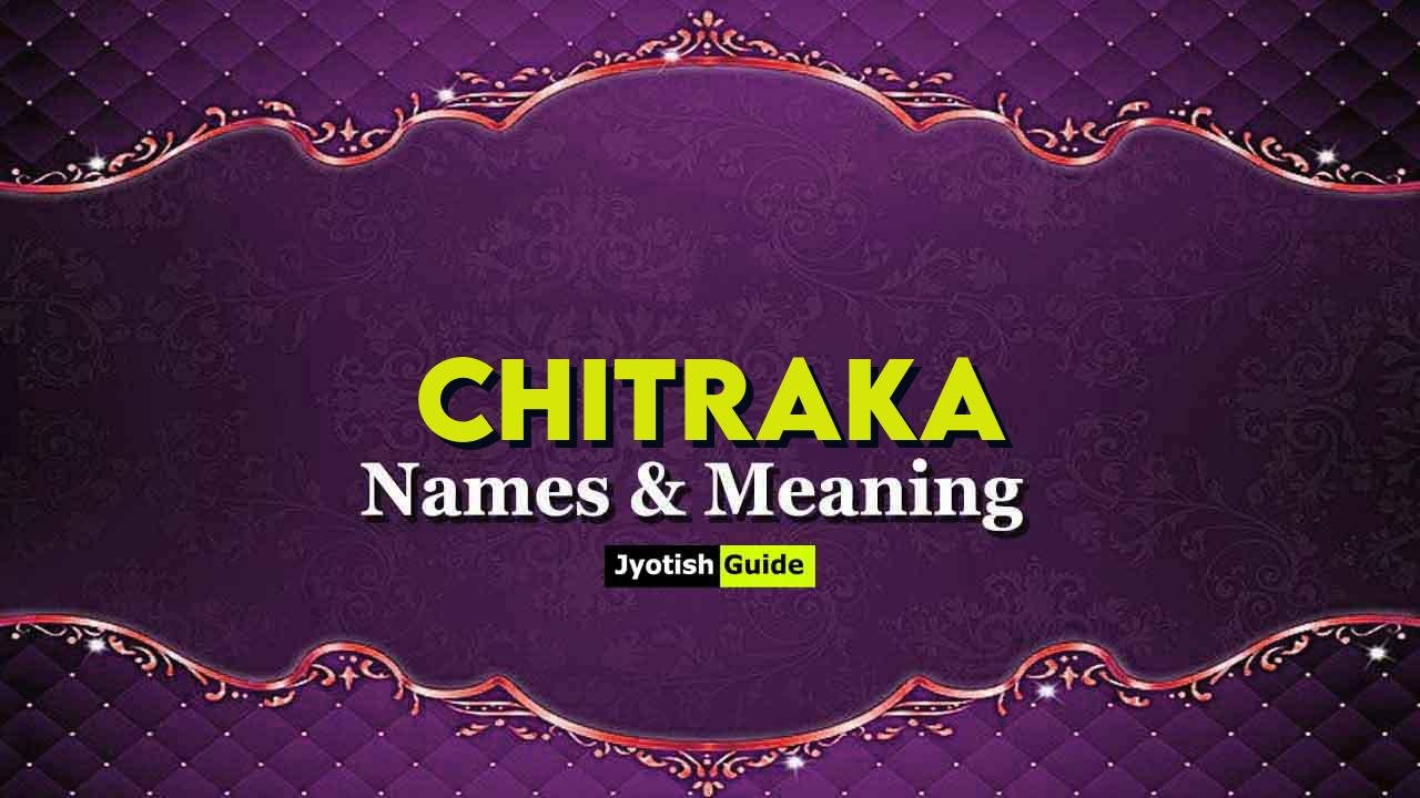 chitraka name meaning