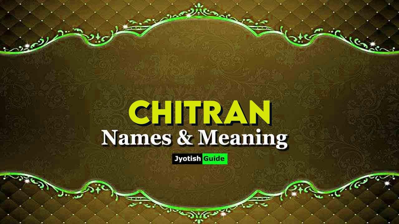 chitran name meaning