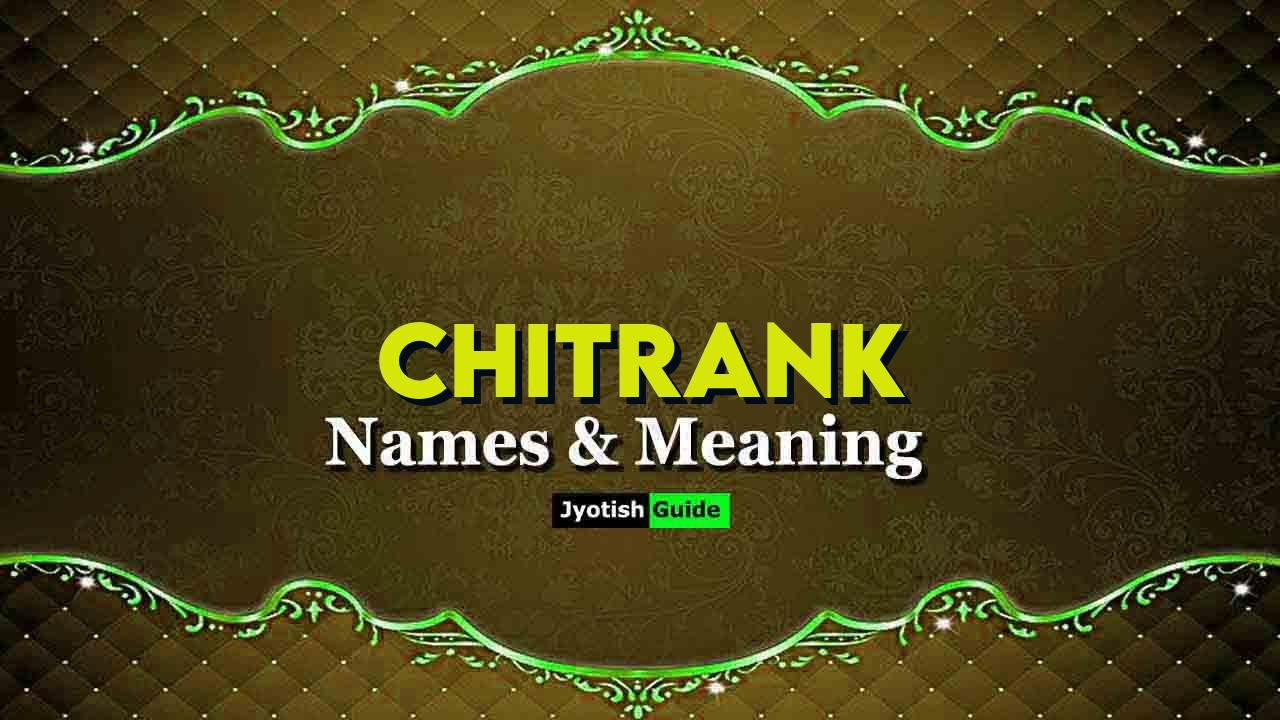 chitrank name meaning