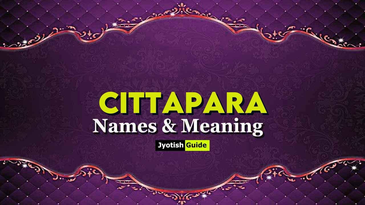 cittapara name meaning