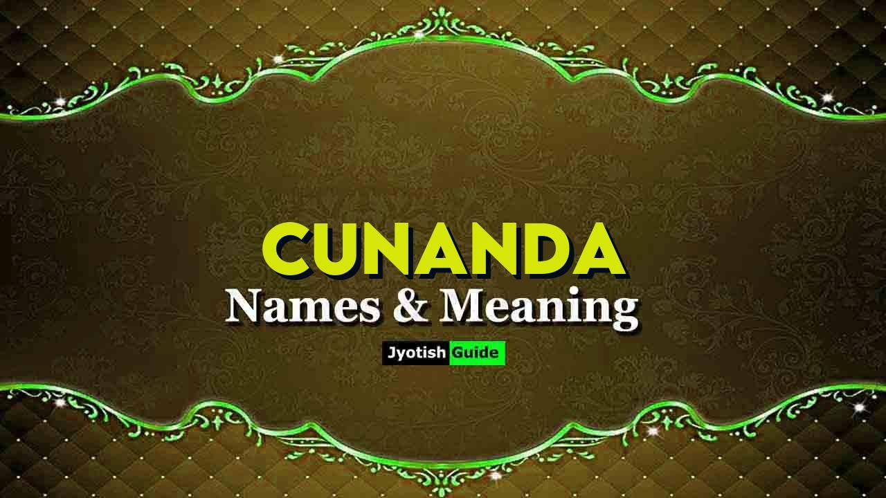 cunanda name meaning