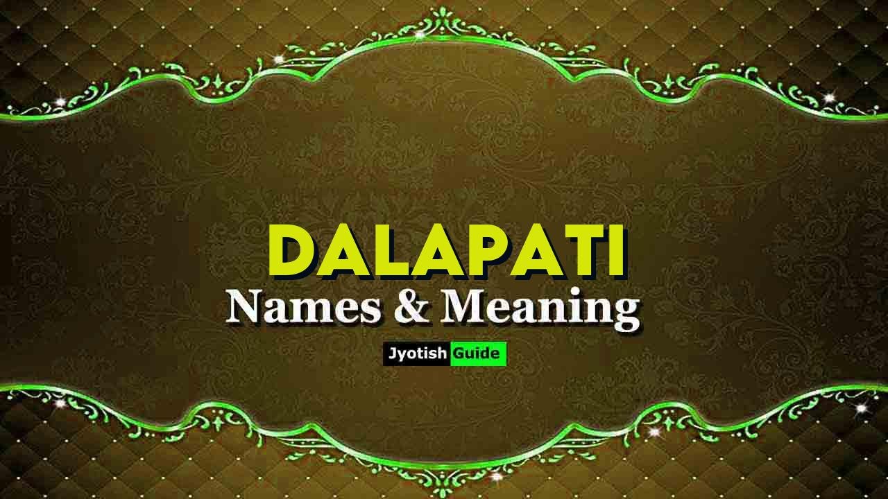 dalapati name meaning