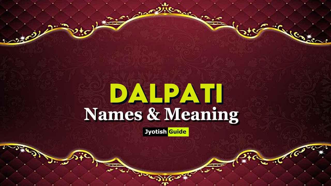 dalpati name meaning