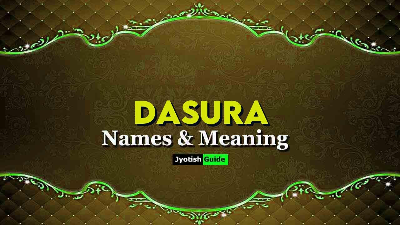 dasura name meaning