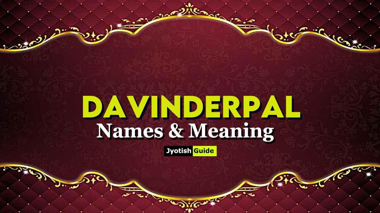 davinderpal name meaning