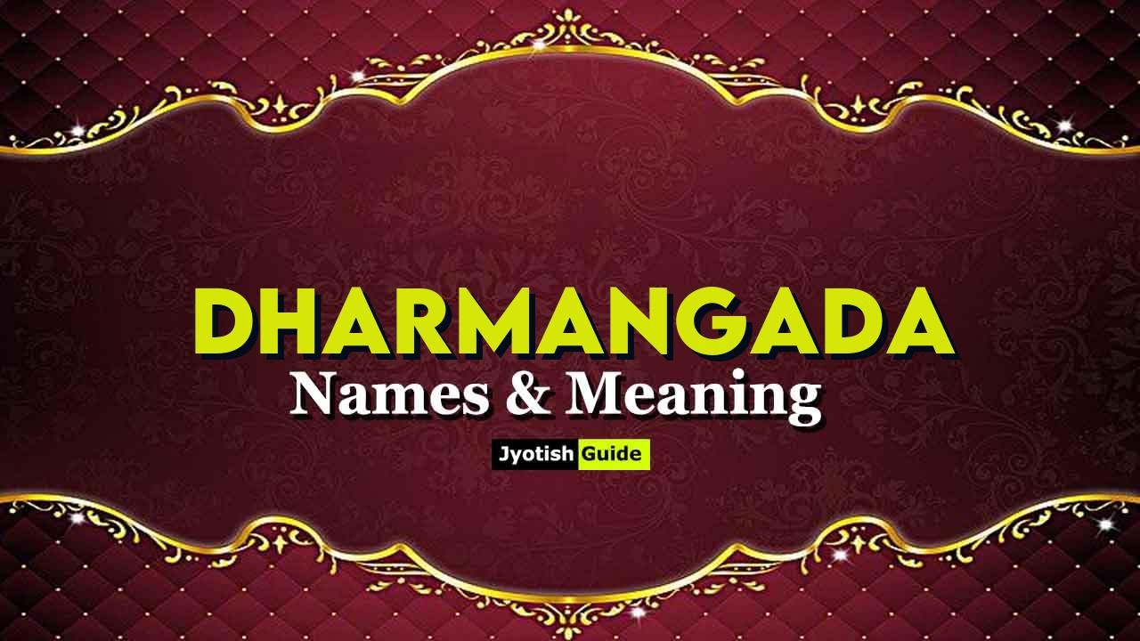 dharmangada name meaning