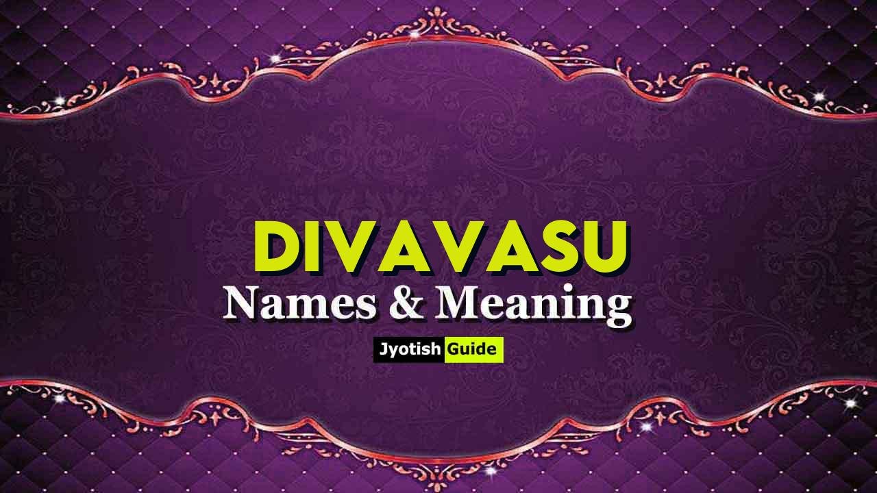 divavasu name meaning