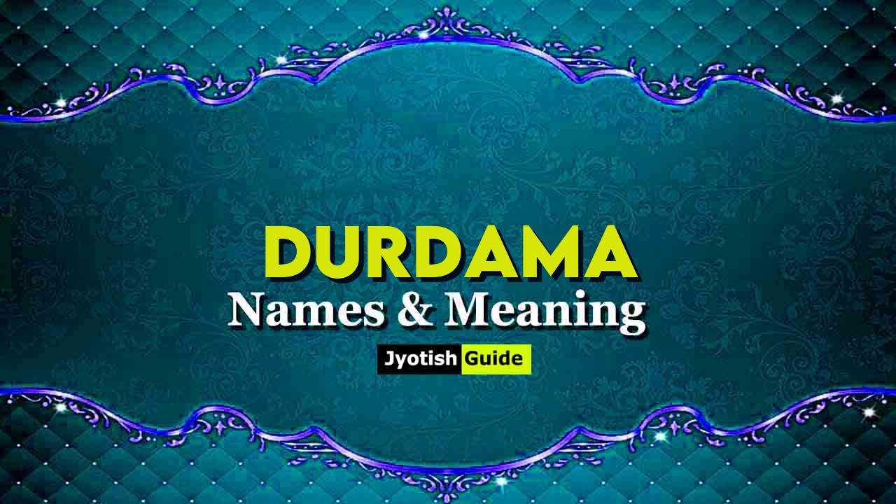 durdama name meaning