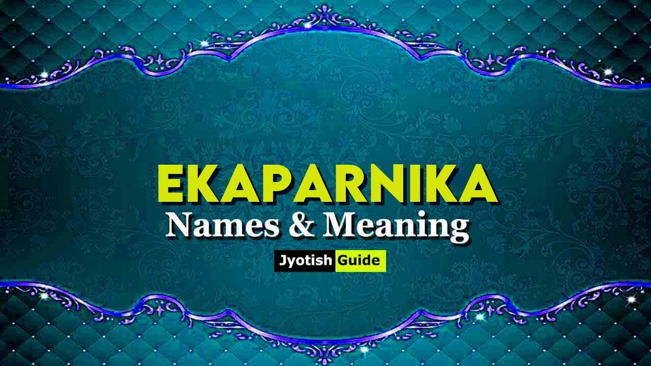 ekaparnika name meaning