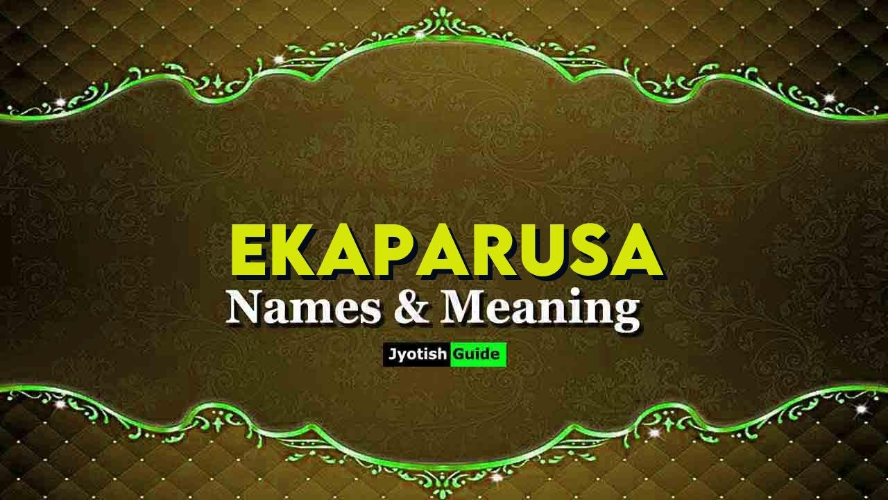 ekaparusa name meaning