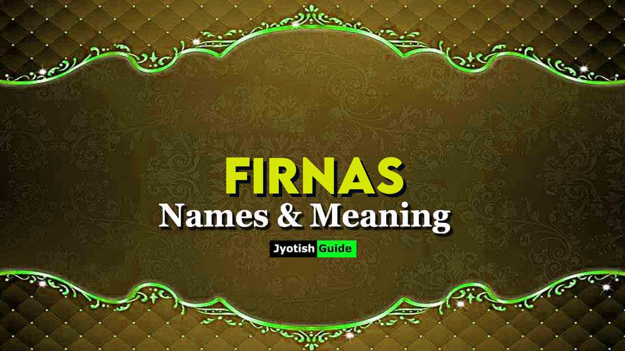 firnas name meaning