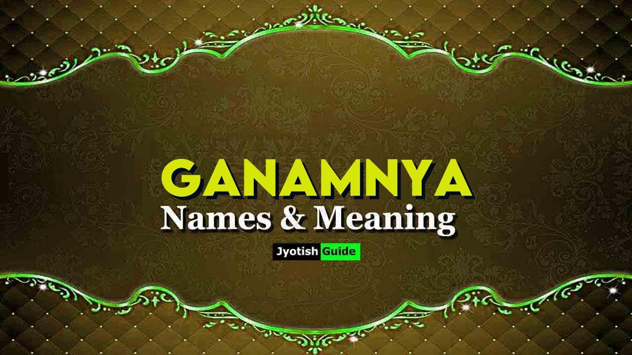 ganamnya name meaning