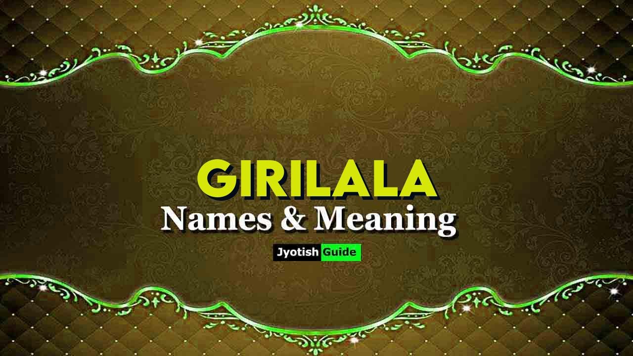 girilala name meaning