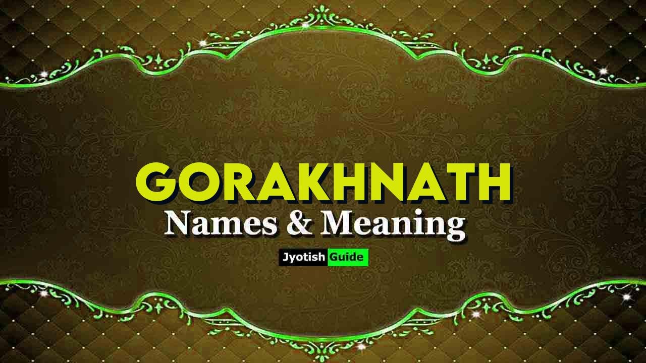 gorakhnath name meaning