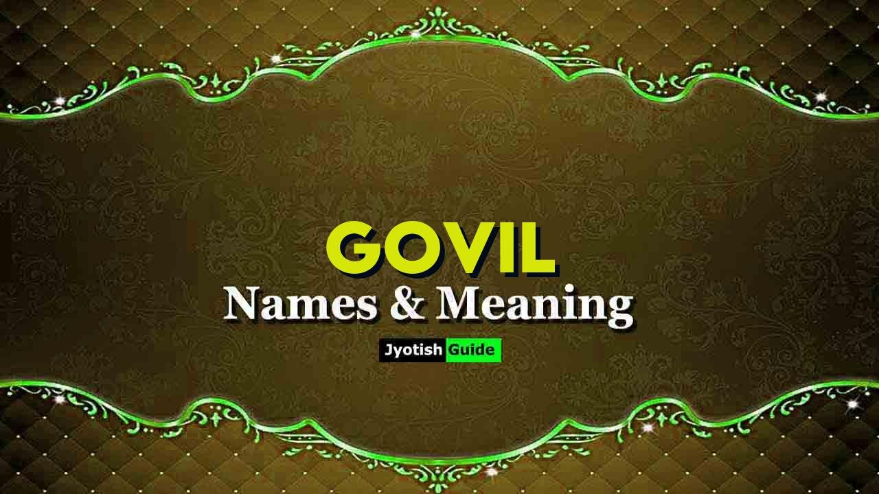 govil name meaning