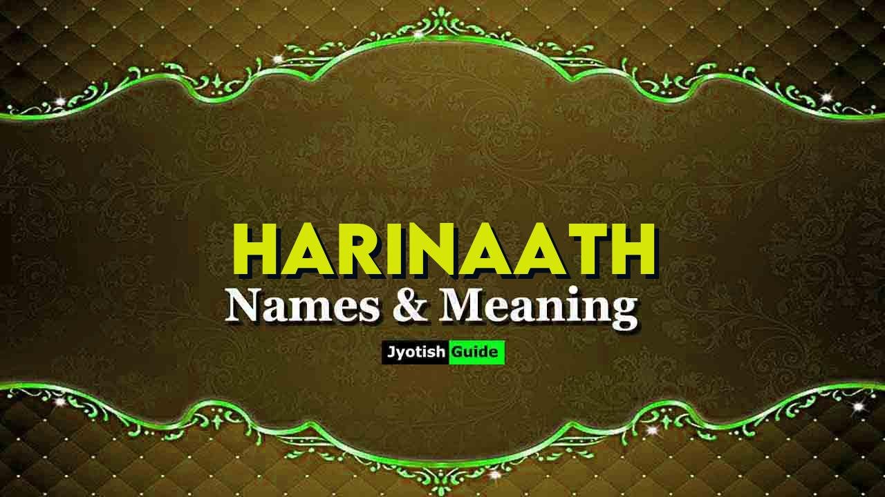 harinaath name meaning