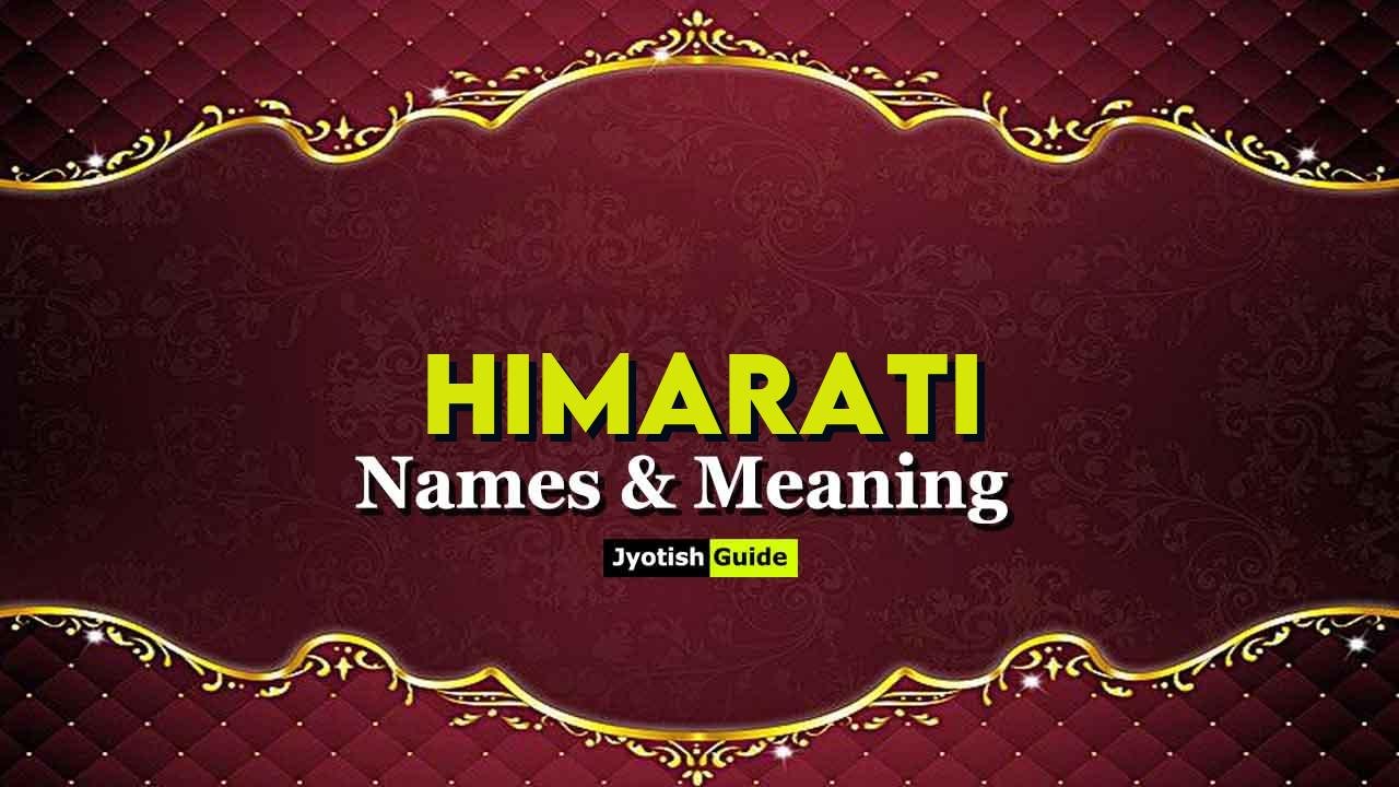 himarati name meaning