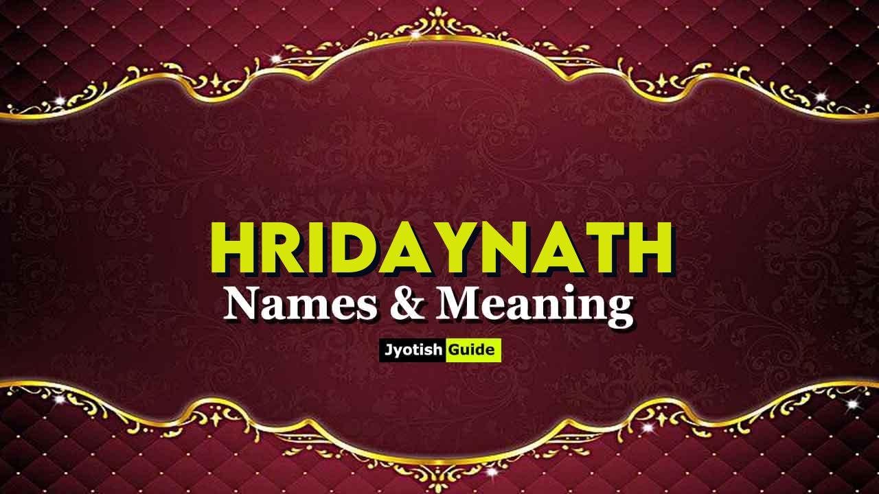 hridaynath name meaning