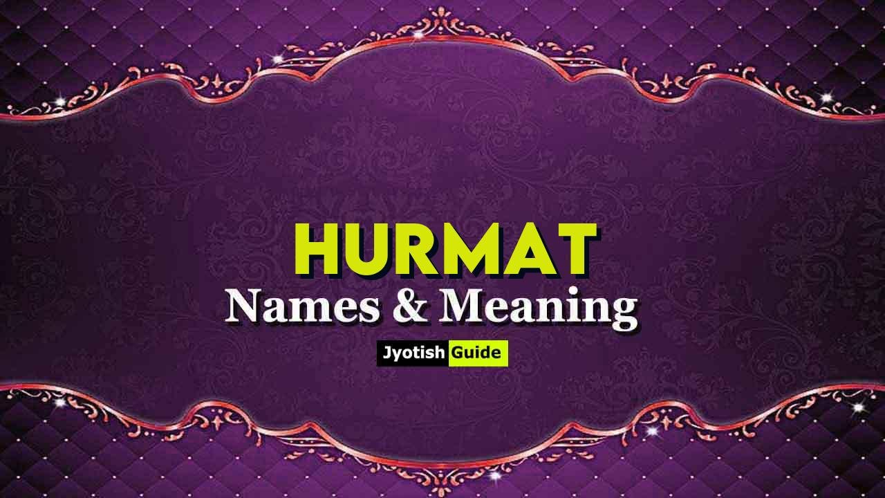 hurmat name meaning