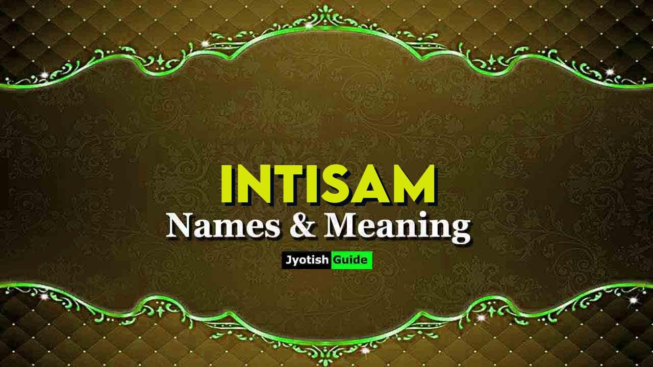 intisam name meaning