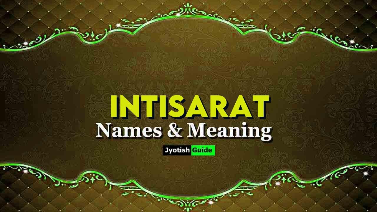 intisarat name meaning