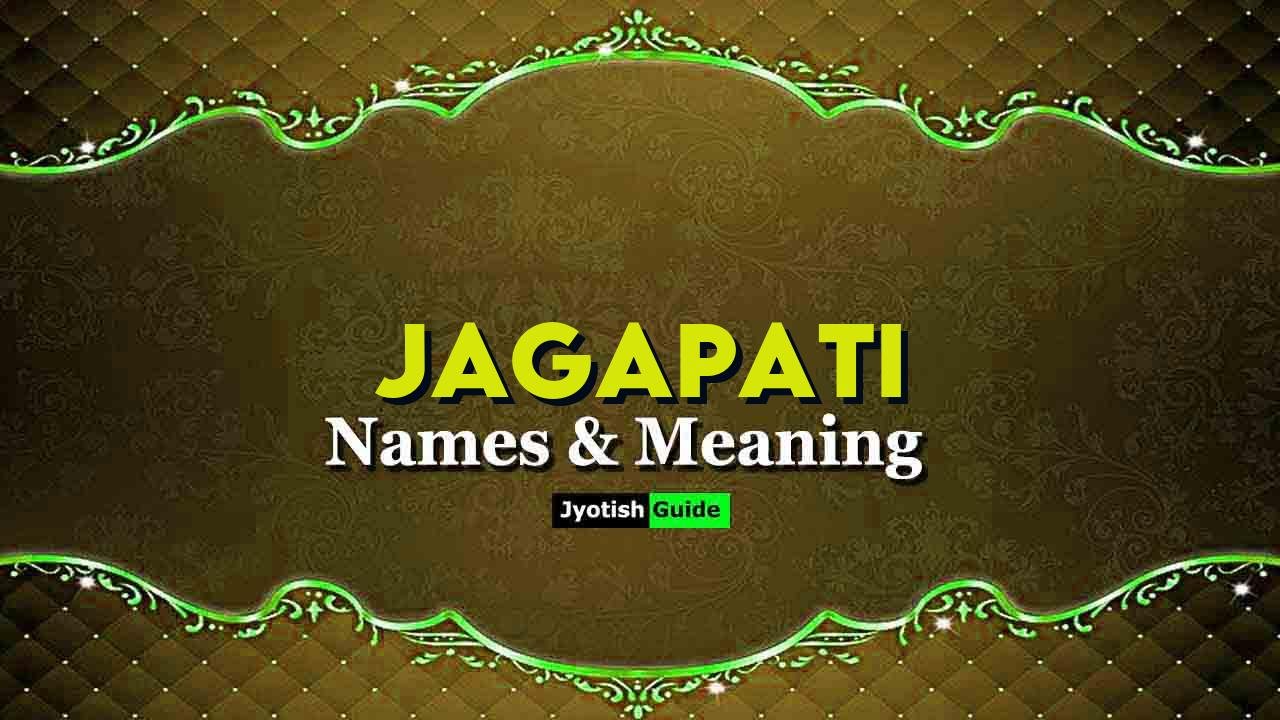 jagapati name meaning