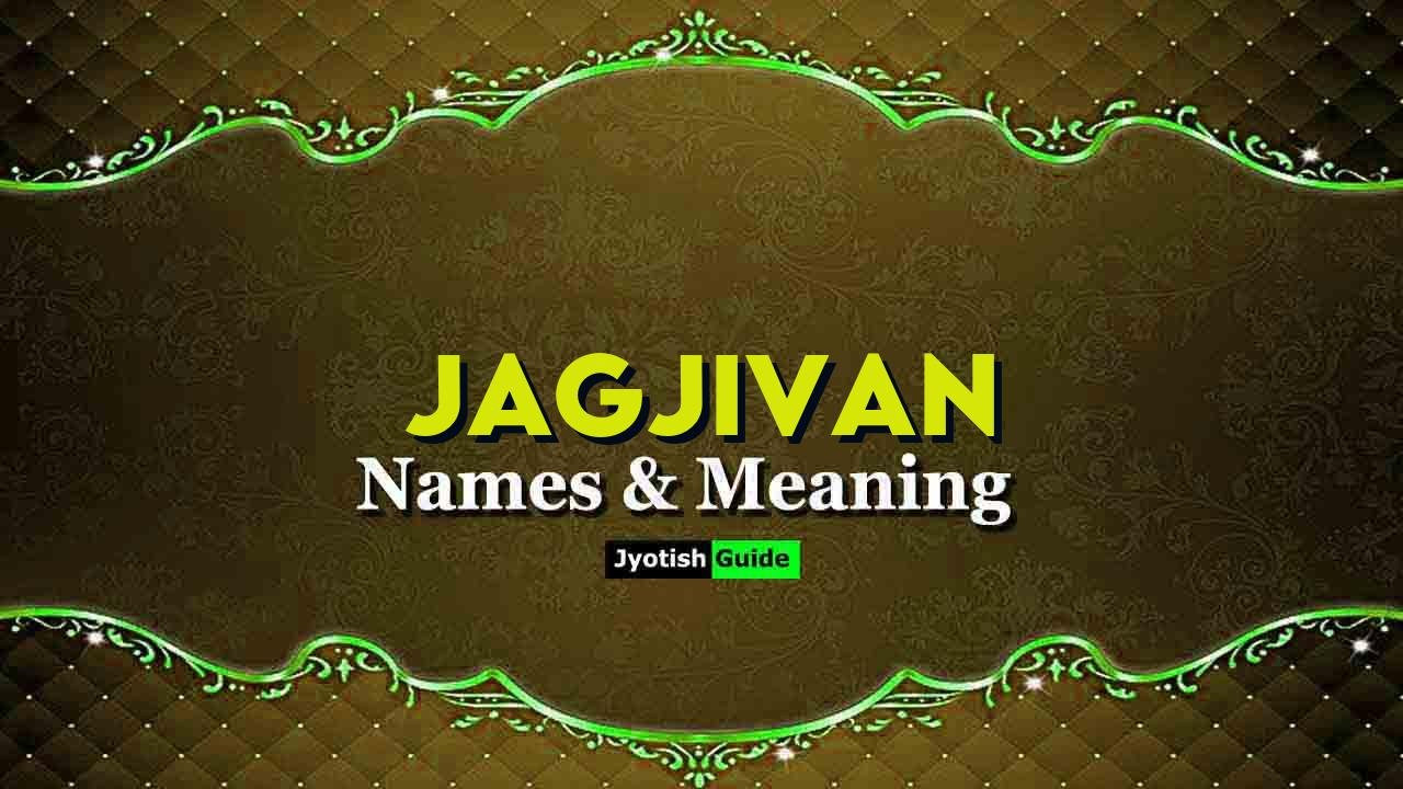 jagjivan name meaning