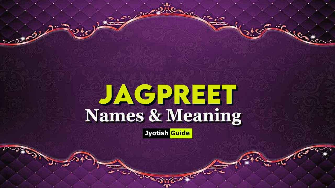 jagpreet name meaning