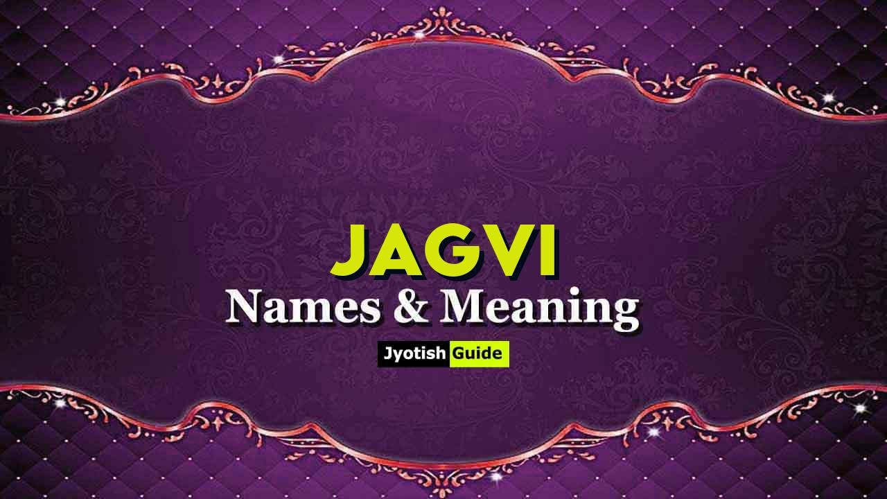 jagvi name meaning