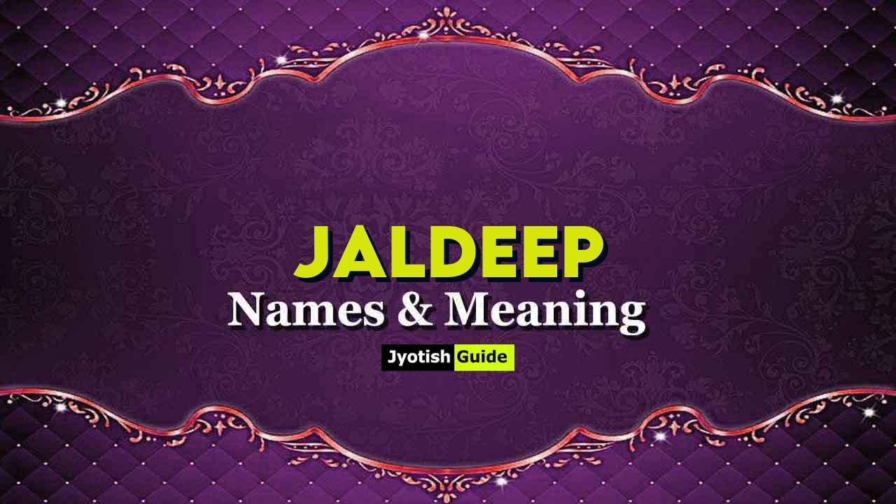 jaldeep name meaning