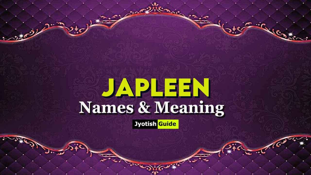 japleen name meaning