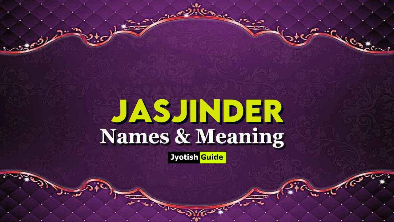jasjinder name meaning