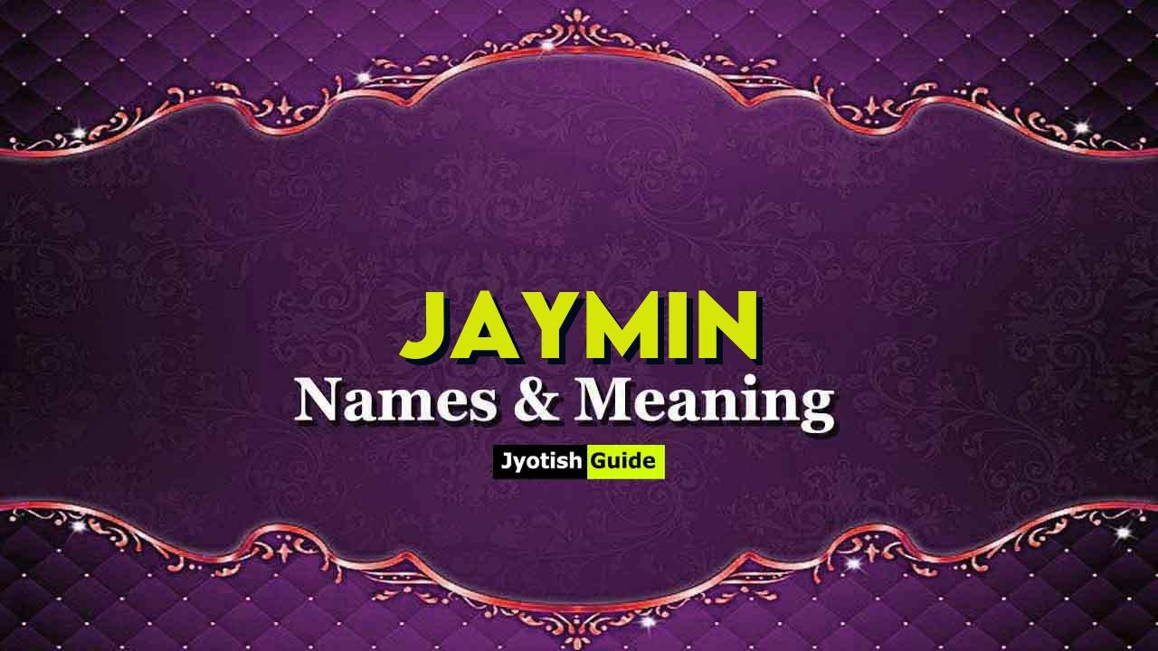jaymin name meaning