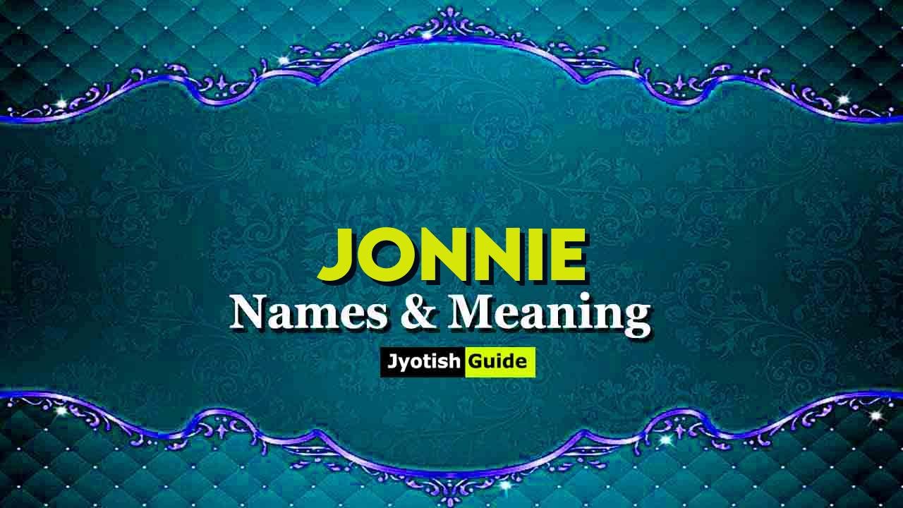 jonnie name meaning