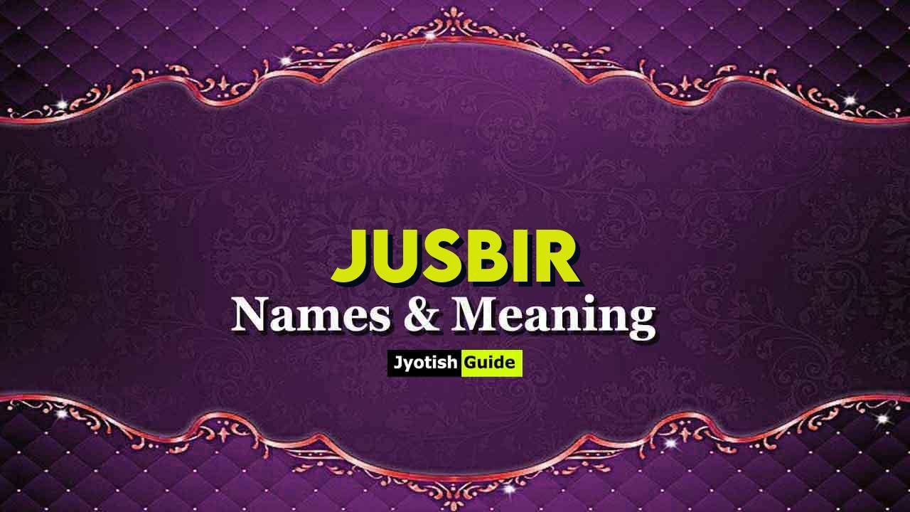 jusbir name meaning