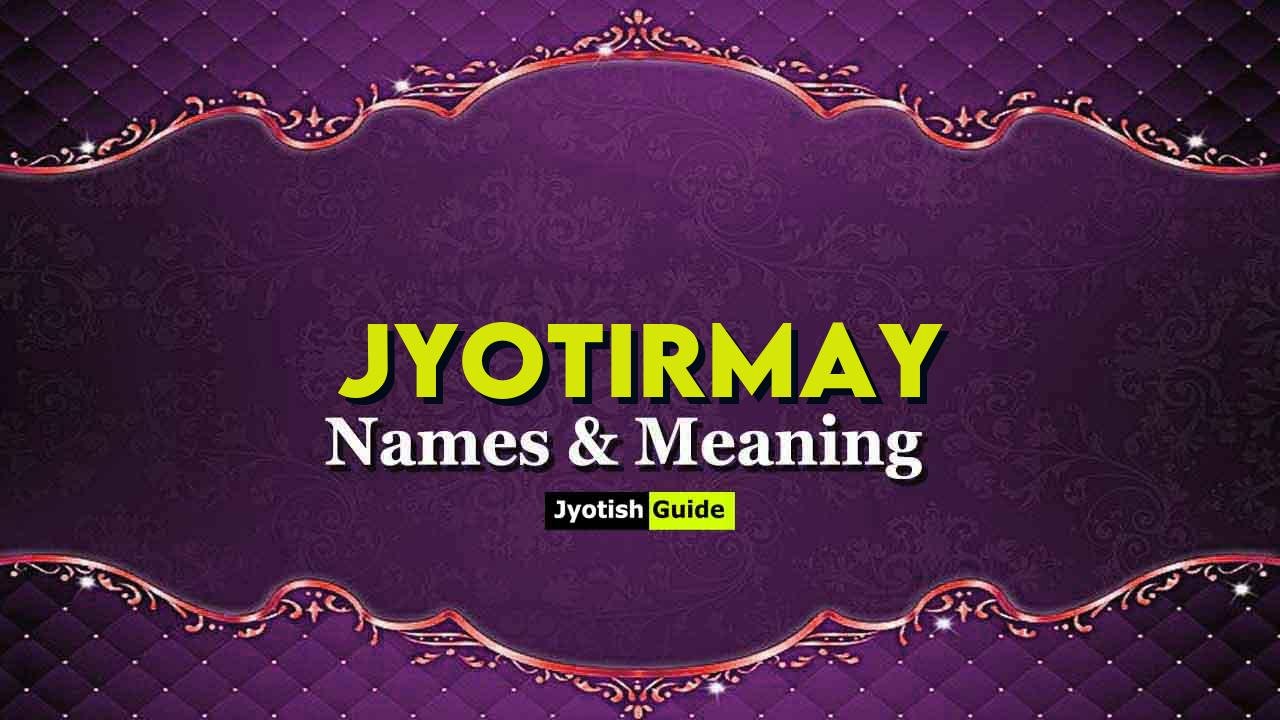 jyotirmay name meaning