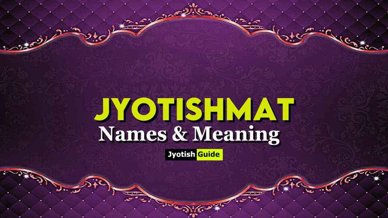 jyotishmat name meaning