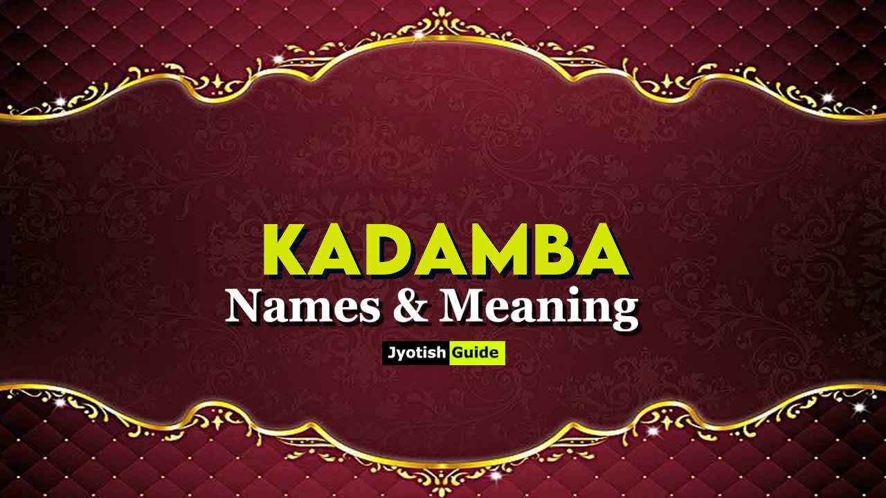 kadamba name meaning