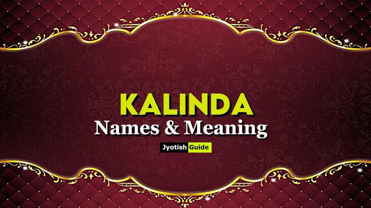 kalinda name meaning
