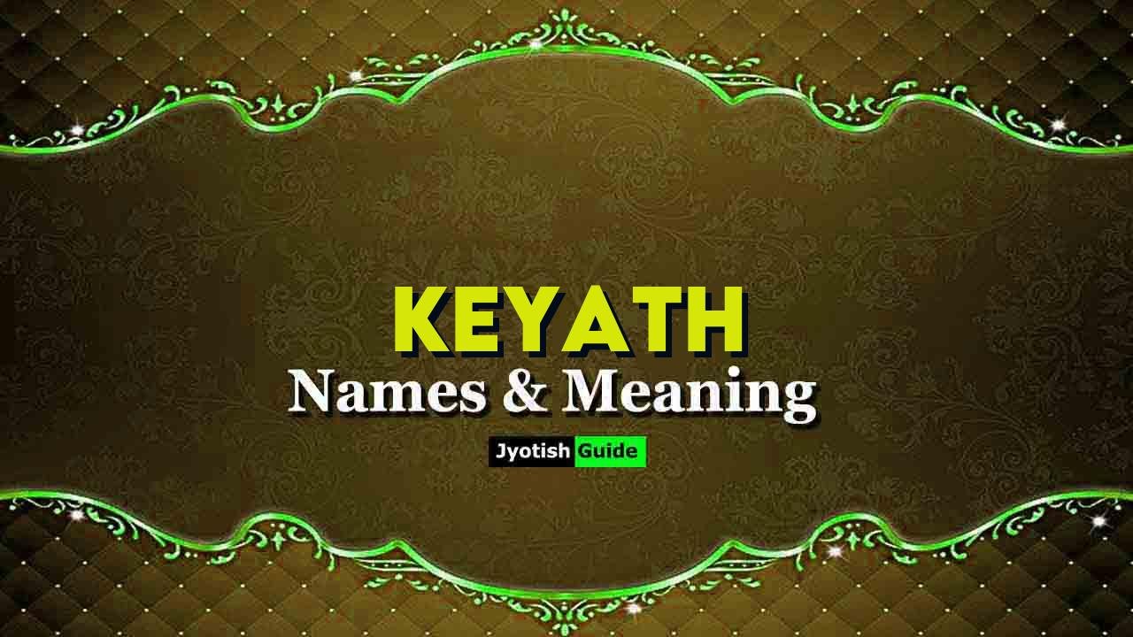 keyath name meaning