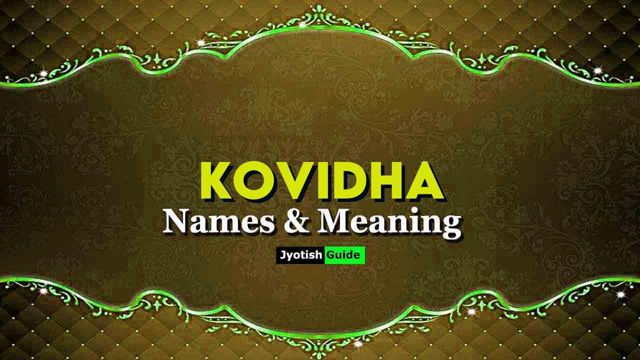 kovidha name meaning