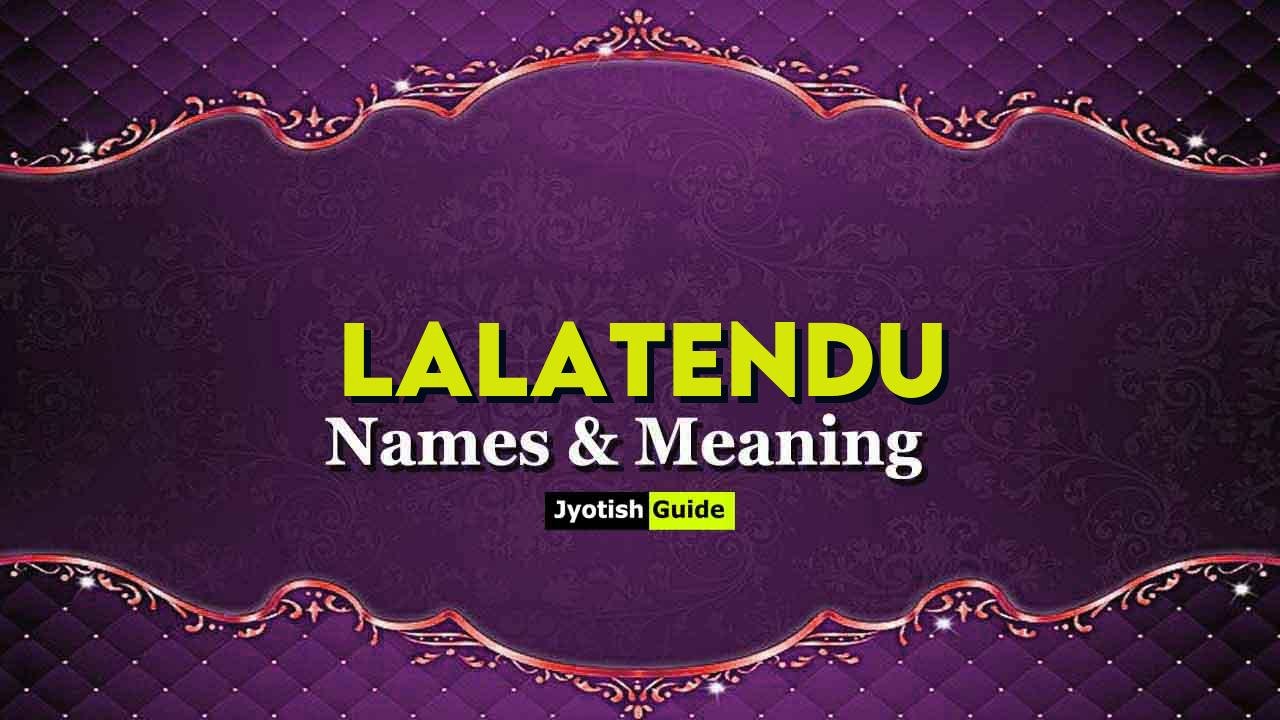 lalatendu name meaning
