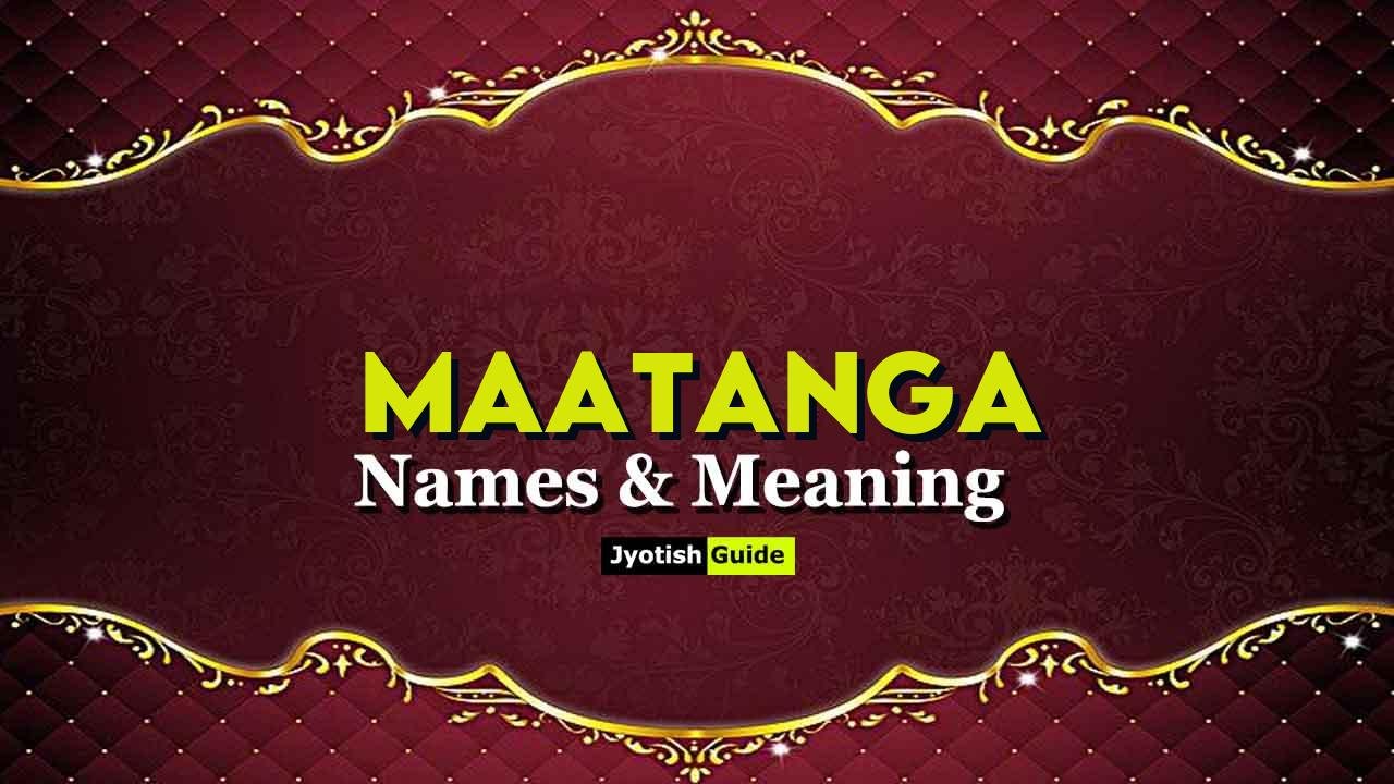 maatanga name meaning