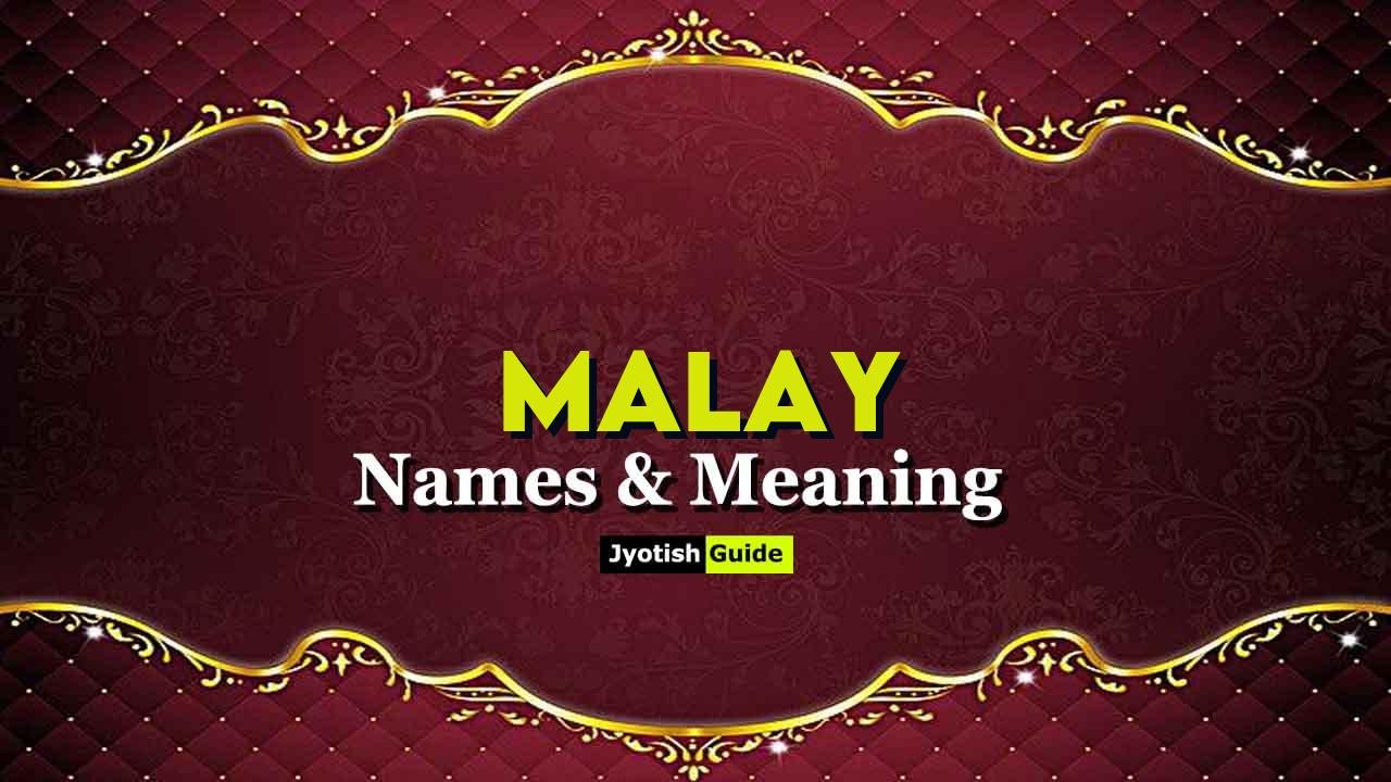 malay name meaning