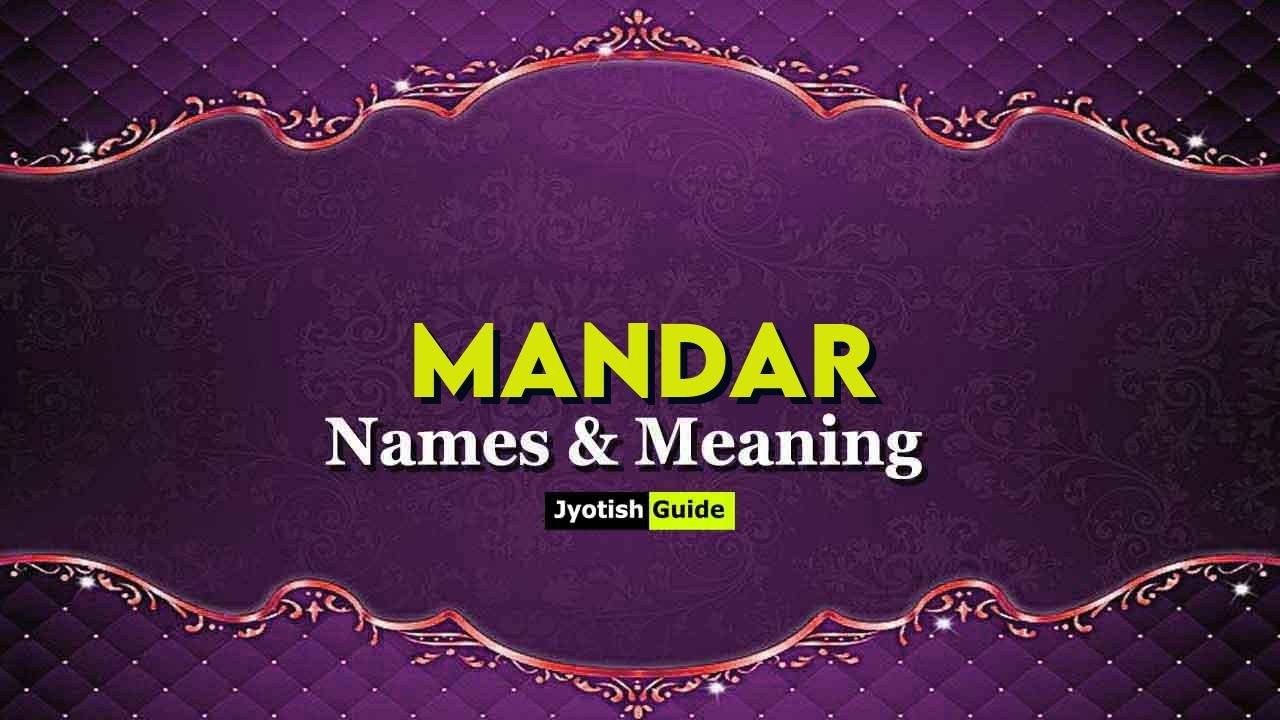 mandar name meaning