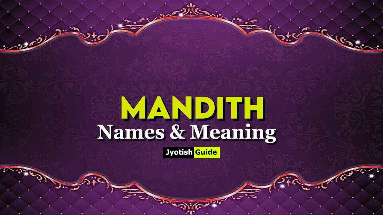 mandith name meaning