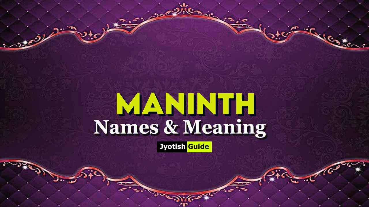 maninth name meaning