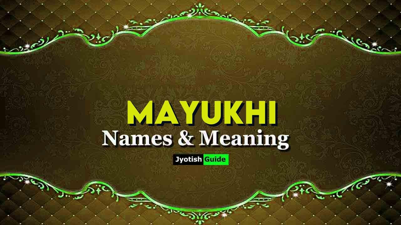 mayukhi name meaning