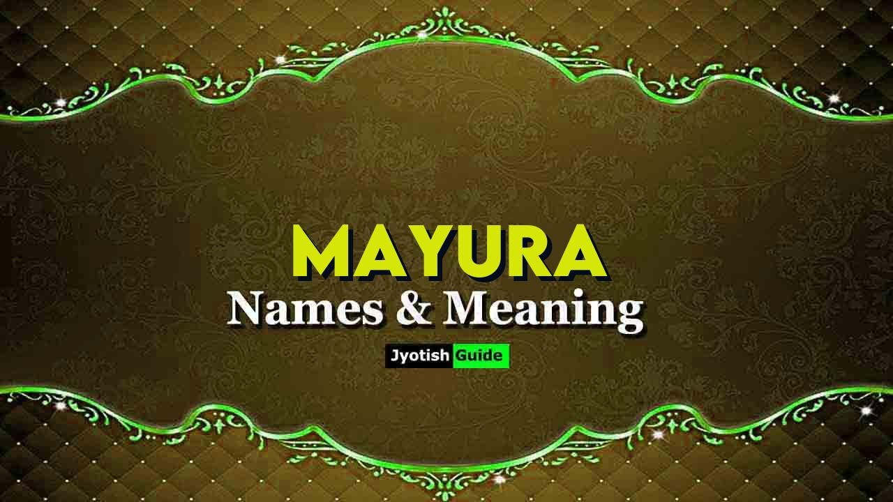mayura name meaning